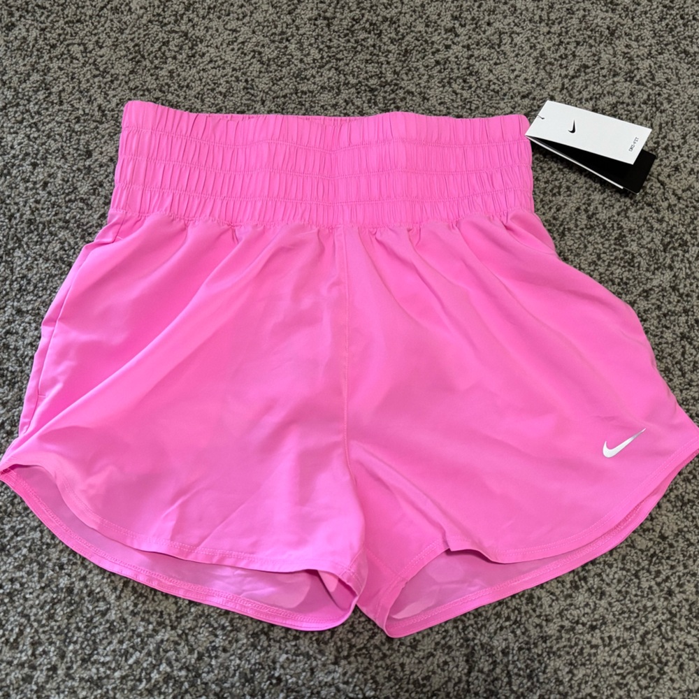 Nike Women's Vibrant Pink Athletic Shorts